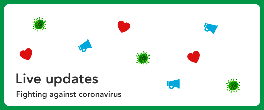 Live updates: Fighting against coronavirus at Crowdfunder