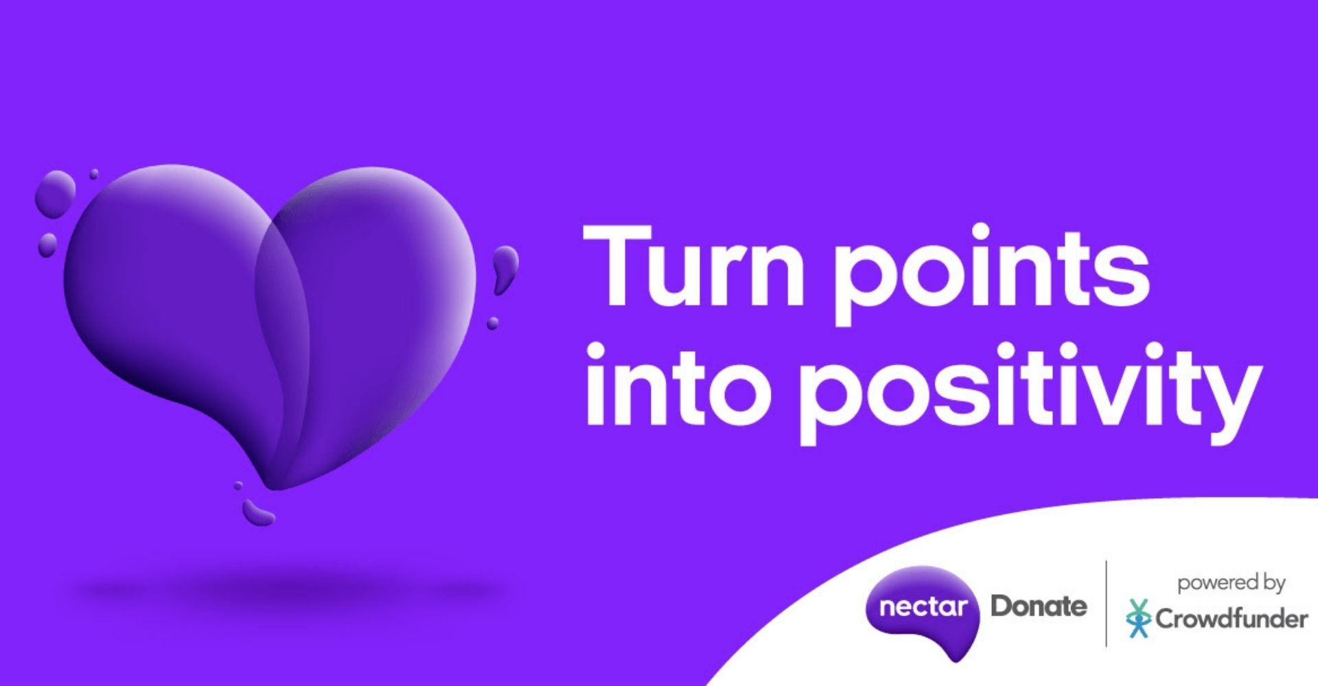 Turn points into positivity: new Nectar launch enables customers to donate points to charity